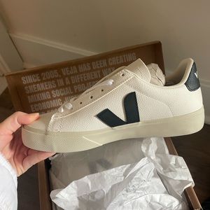 Veja campo sneakers low top - black/white